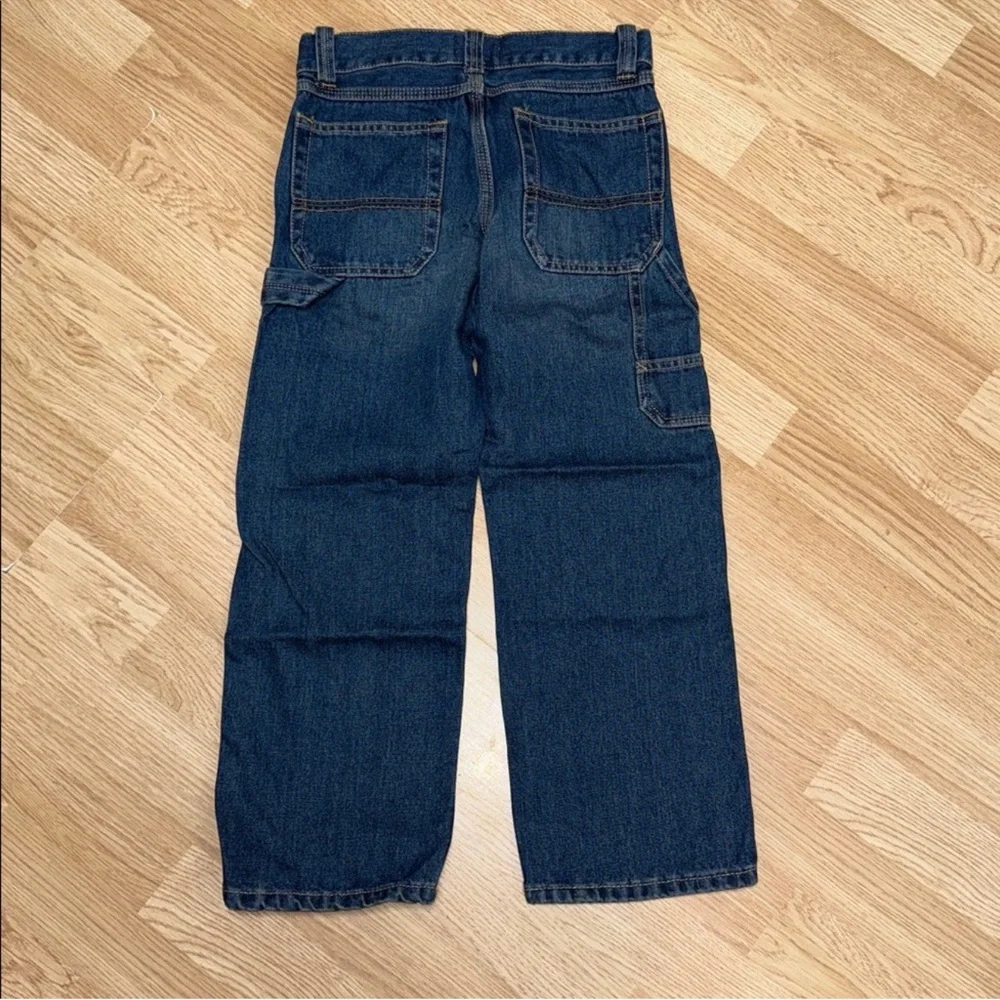 The Children’s Place Boys Size 7 Utility Straight Leg Jeans Adjustable Waist NWT